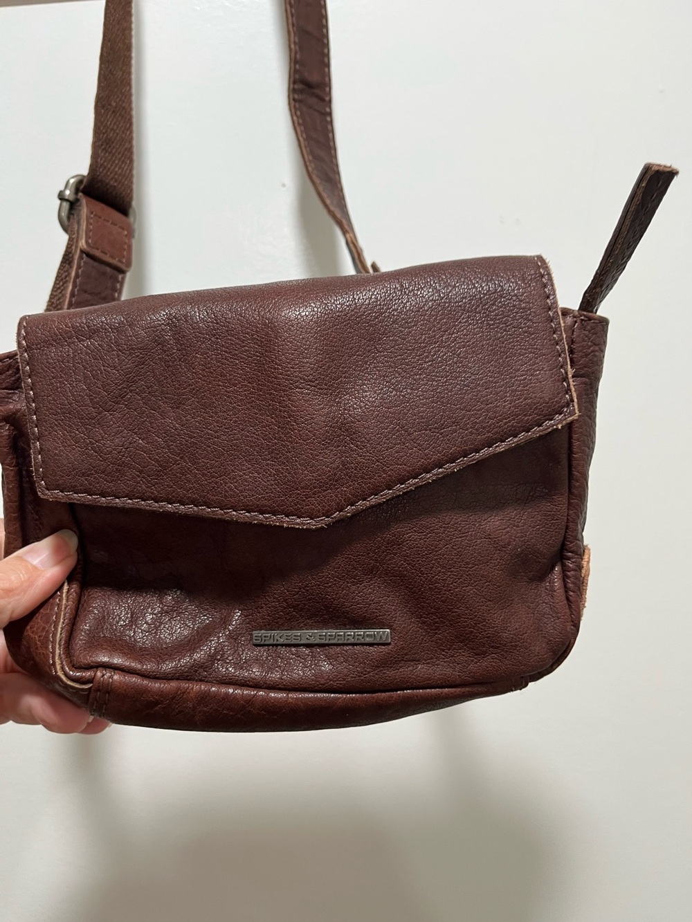 Spikes and Sparrow Leather Brown Waist Fanny Pack Bag